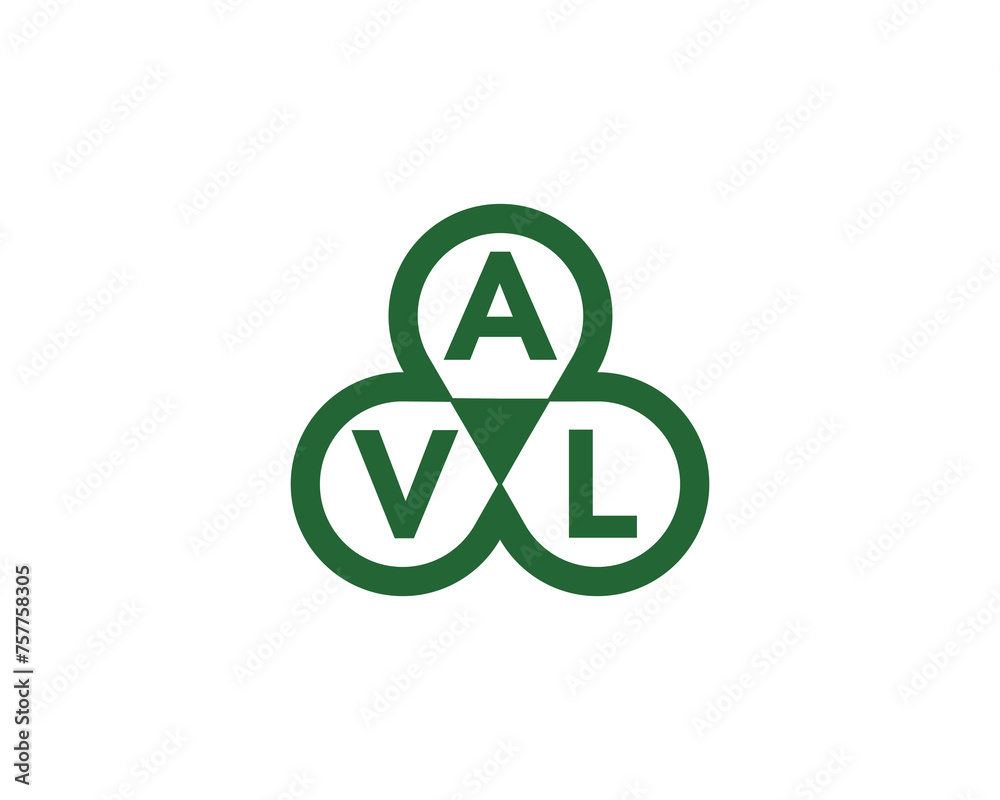 AVL logo design vector template AVL logo design vector template