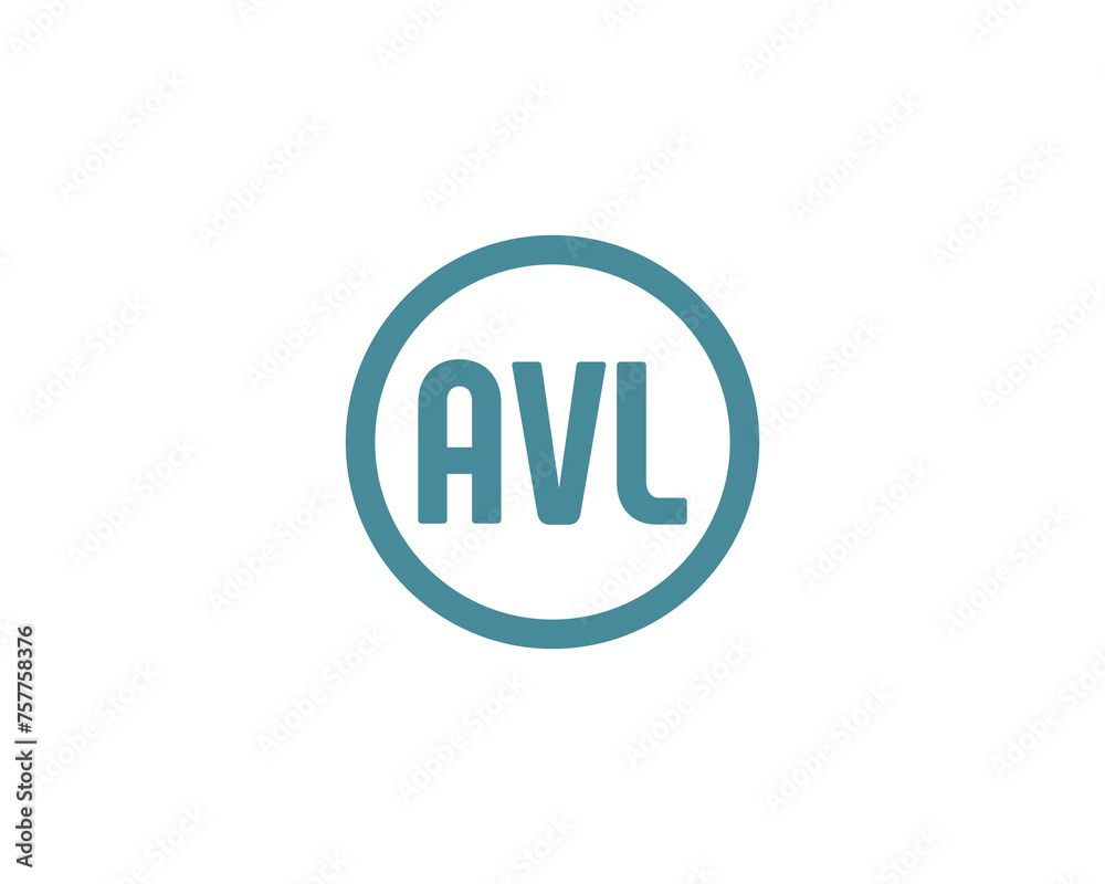 AVL logo design vector template AVL logo design vector template