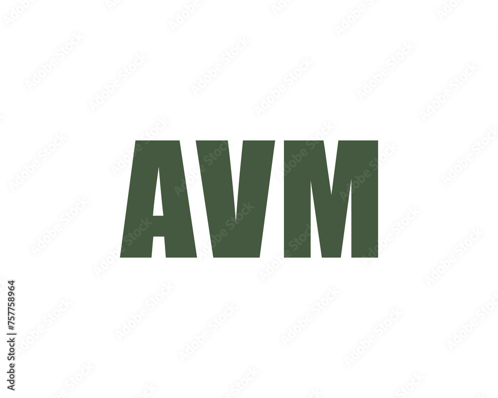 AVM logo design vector template AVM logo design vector template
