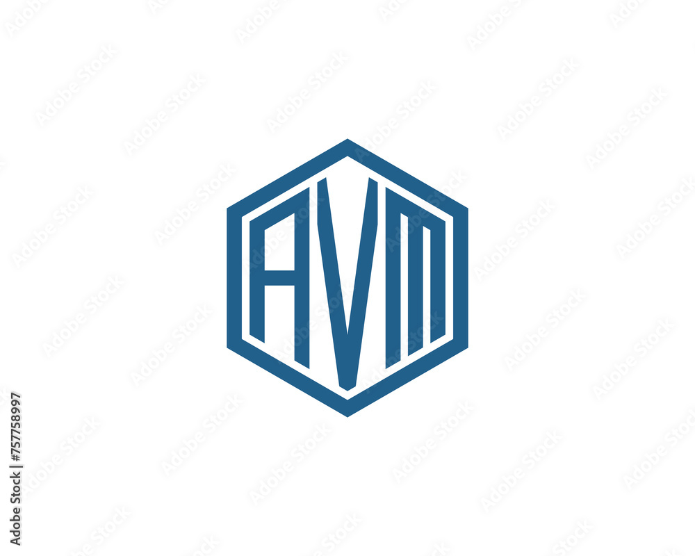 AVM logo design vector template AVM logo design vector template