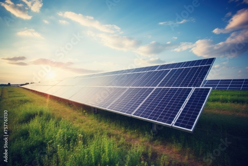 Developing and using technology that uses renewable energy to produce sustainable energy  such as solar energy.