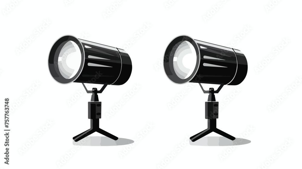 spotlights icon. Searchlight icon. vector for mobile