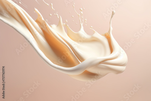 Whipped Creamy Texture in Dynamic Splash