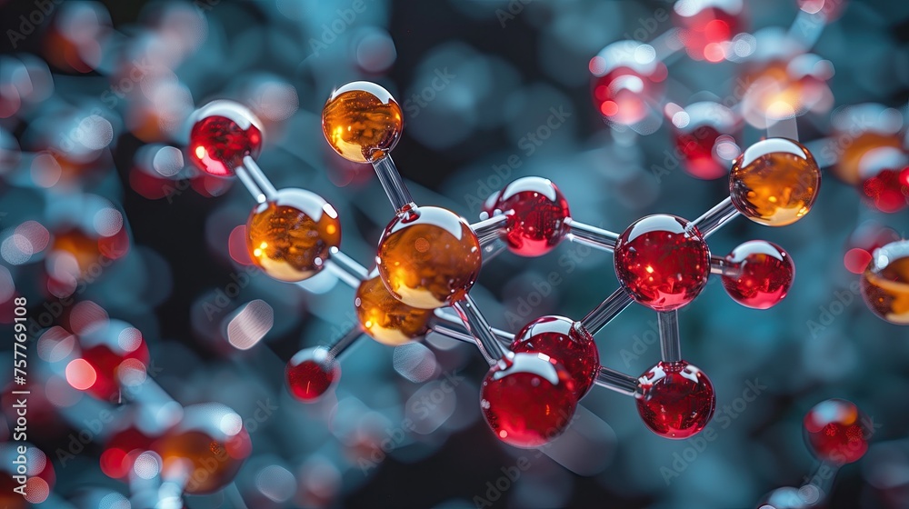 molecule model. Science background with molecules and atoms. molecule model. Science background with molecules and atoms.