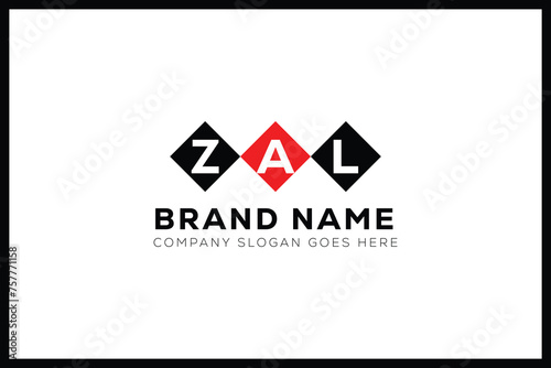 ZAL  letter logo design. ZAL creative initials monogram letter logo. ZAL business and real estate logo vector template.