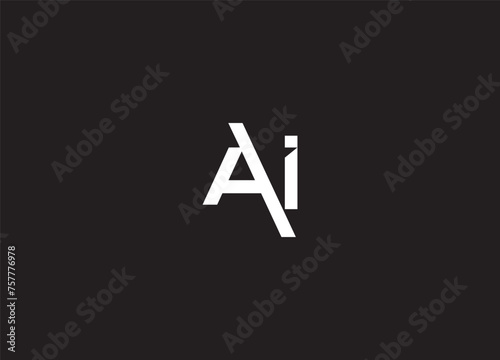 AI creative logo design and initial logo