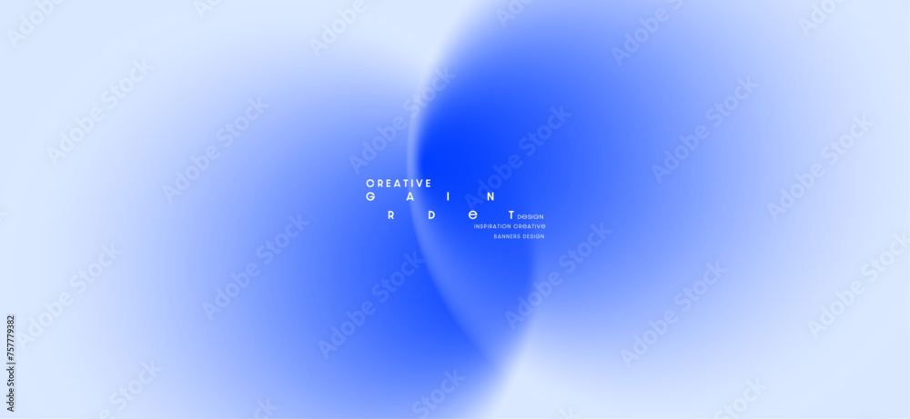 Blue gradient blurred colorful graphic background. Modern design template with elegance for banners, brochures and websites. EPS vector illustration.