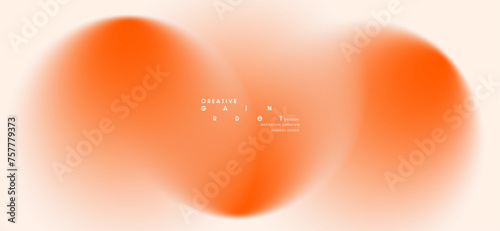 Orange gradient blurred colorful graphic background. Modern design template with elegance for banners, brochures and websites. EPS vector illustration.