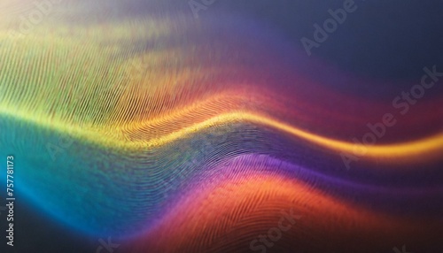 Whirlwind of Color: Flowing Spectrum with Glowing Wave Effect