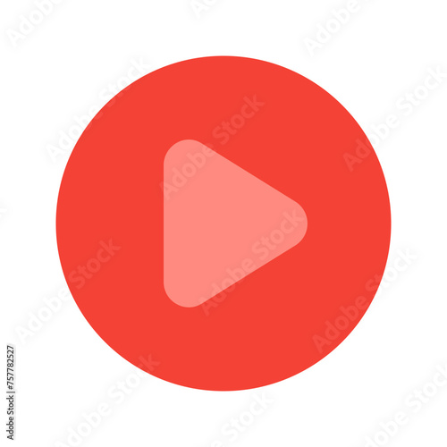 play button flat icon