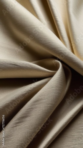 Linen, silk, and cotton backdrop with soft shading for fashion and interior design uses