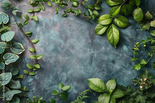 Green Leaves on Table