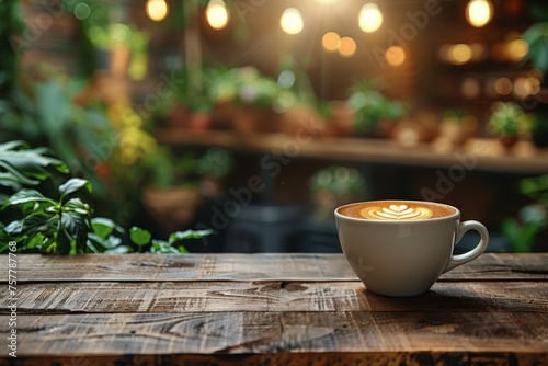 A Cup of Coffee on a Table