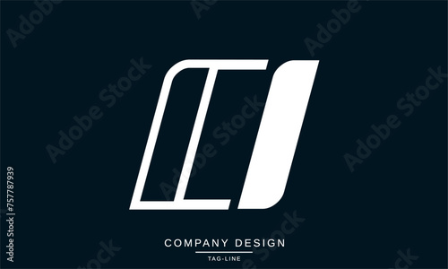 CI, IC Abstract Letters Logo Monogram Design Icon