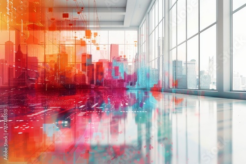 Colorful Space Filled With Clouds and Stars