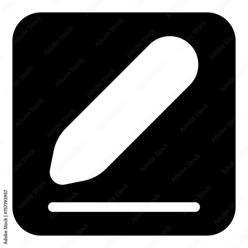 Pencil icon for writing, education and creativity Pencil icon for writing, education and creativity
