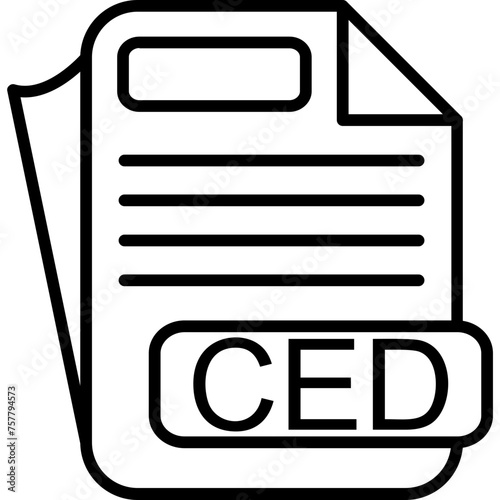 CED File Format Icon photo