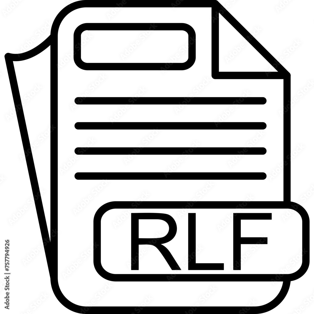 RLF File Format Icon RLF File Format Icon