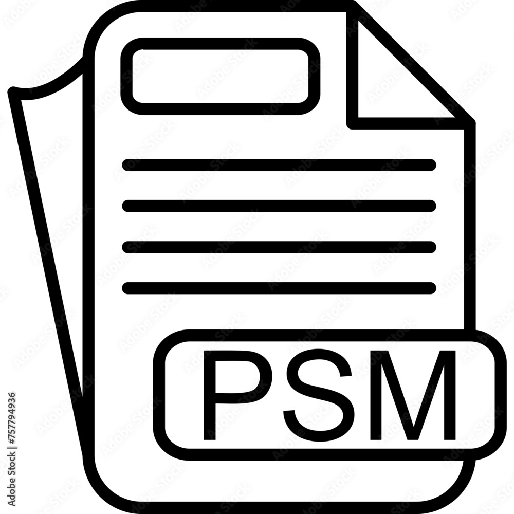 PSM File Format Icon PSM File Format Icon