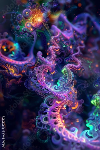Intricate Design in Computer Generated Image