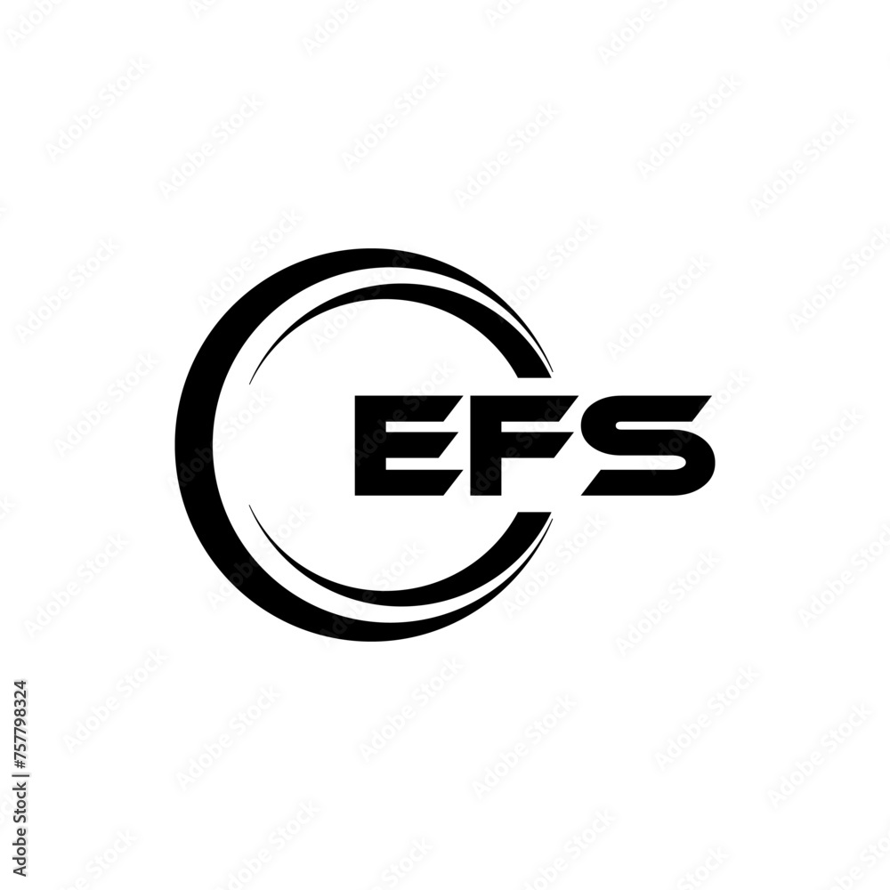 EFS letter logo design in illustration. Vector logo, calligraphy designs for logo, Poster, Invitation, etc. EFS letter logo design in illustration. Vector logo, calligraphy designs for logo, Poster, Invitation, etc.