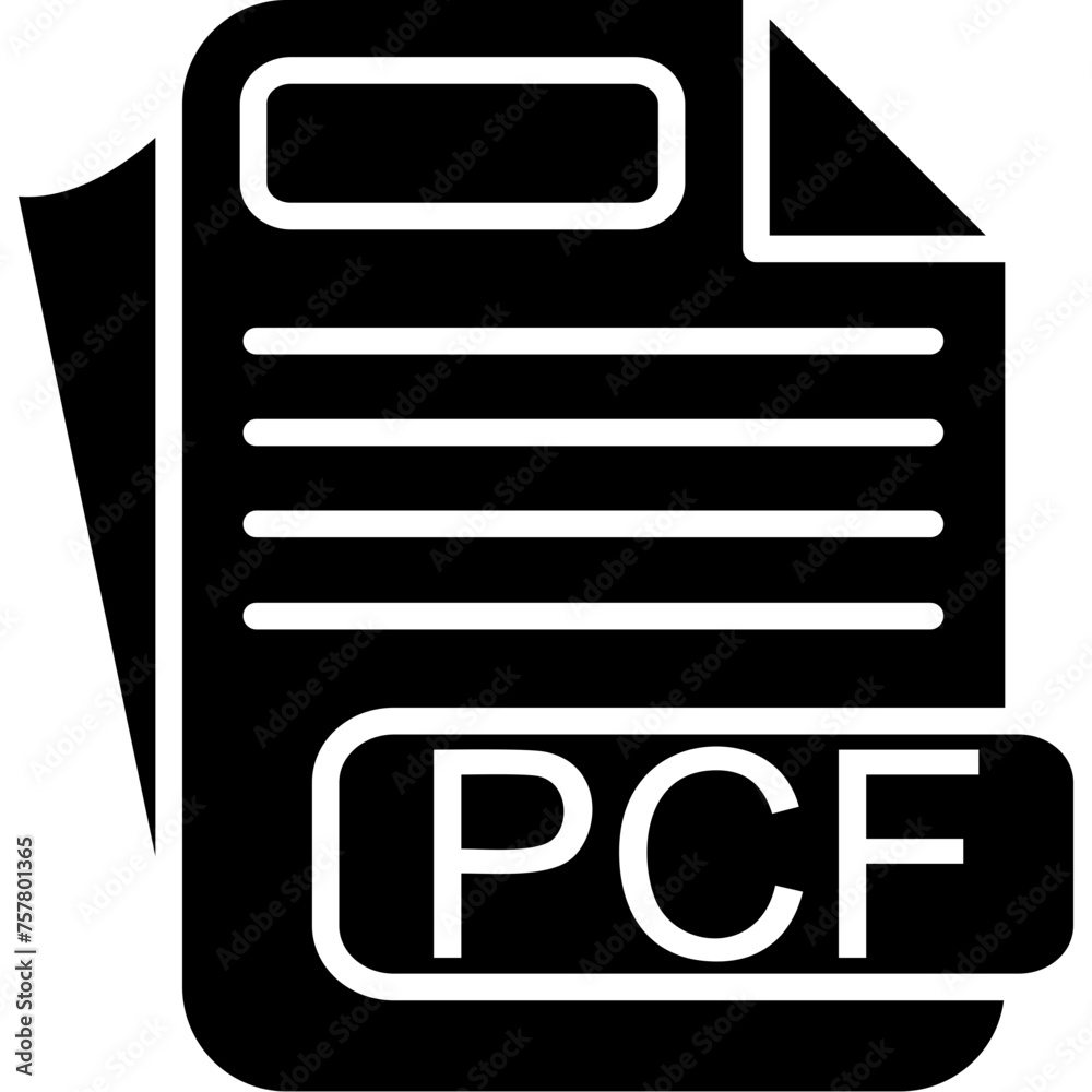 PCF File Format Icon PCF File Format Icon