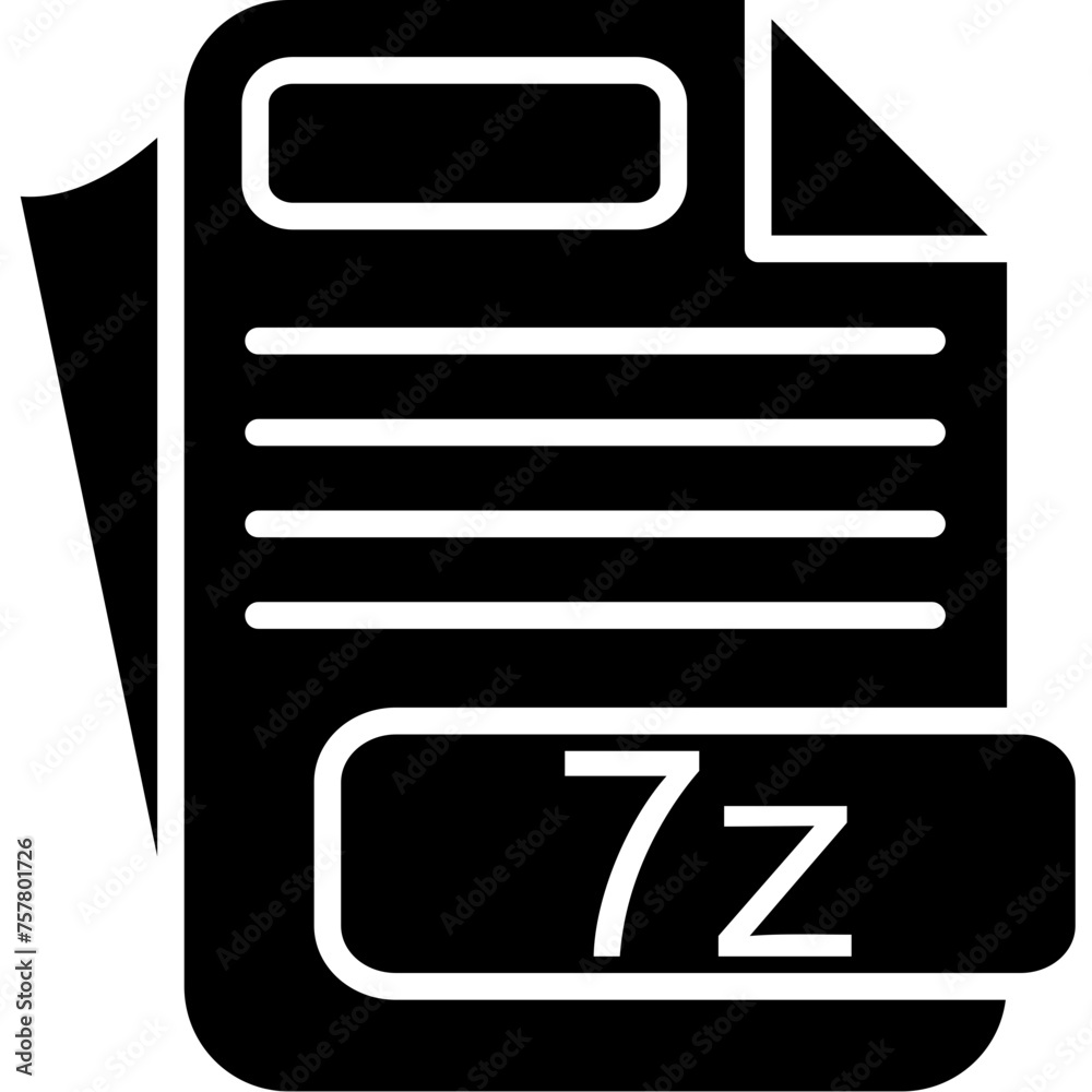 7z File Format Icon 7z File Format Icon