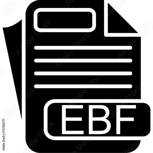 EBF File Format Icon photo