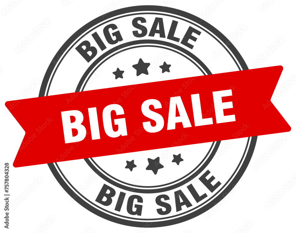 big sale stamp. big sale label on transparent background. round sign big sale stamp. big sale label on transparent background. round sign