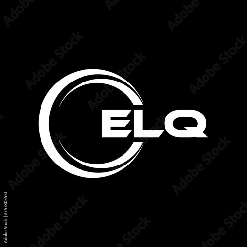 ELQ Letter Logo Design, Inspiration for a Unique Identity. Modern Elegance and Creative Design. Watermark Your Success with the Striking this Logo. photo