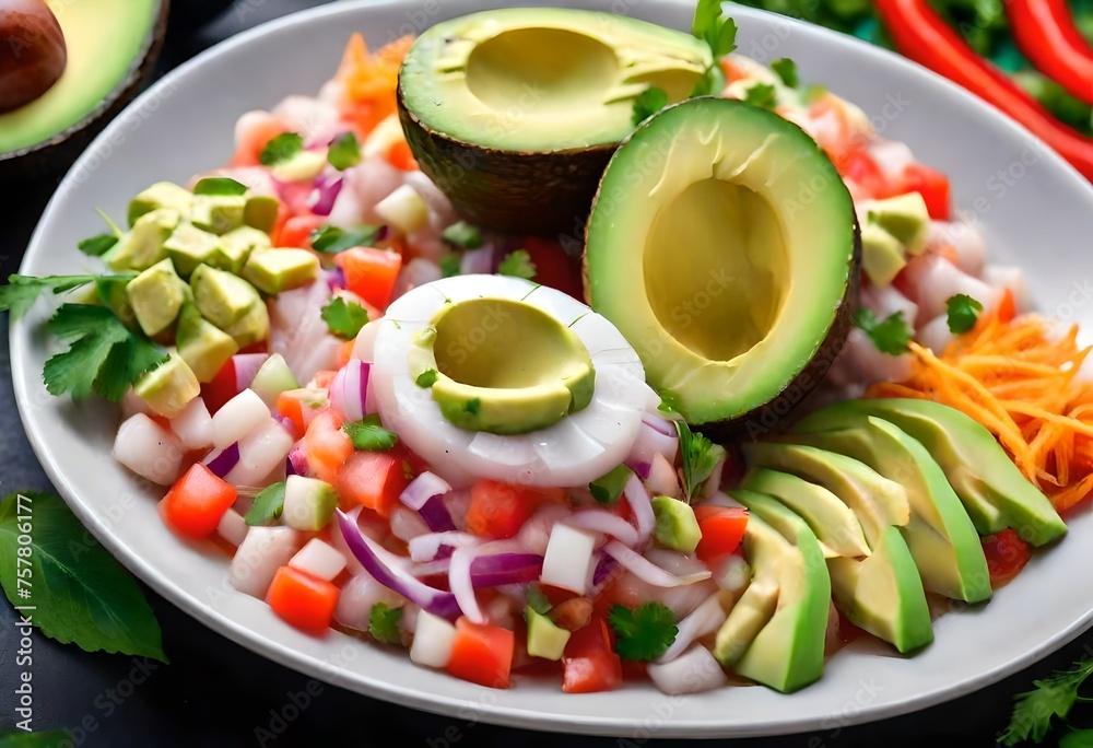 salad with vegetables