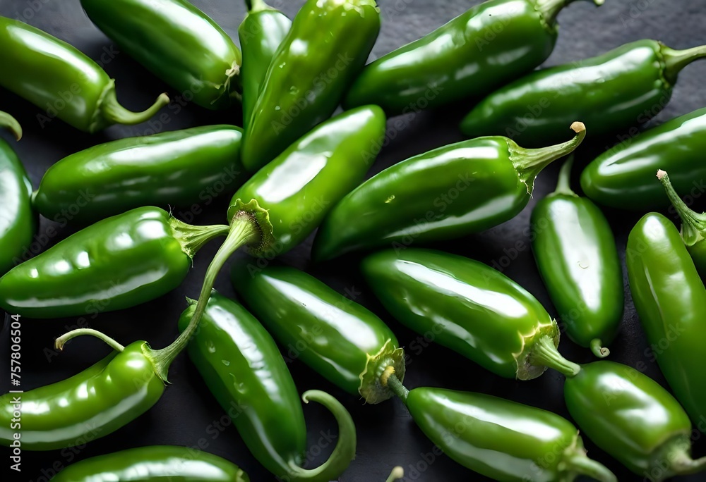 green chili peppers