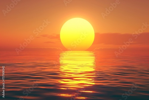 picture of the yellow sun,global warming concept © Наталья Добровольска