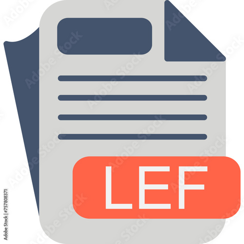LEF File Format Icon