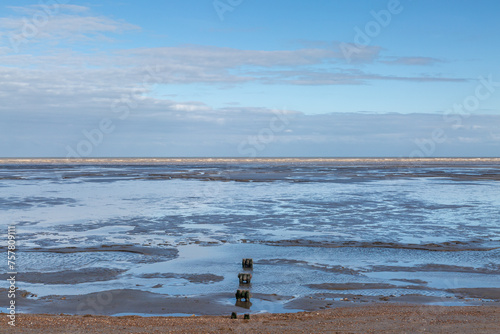 Littlestone beach on the Kent coast