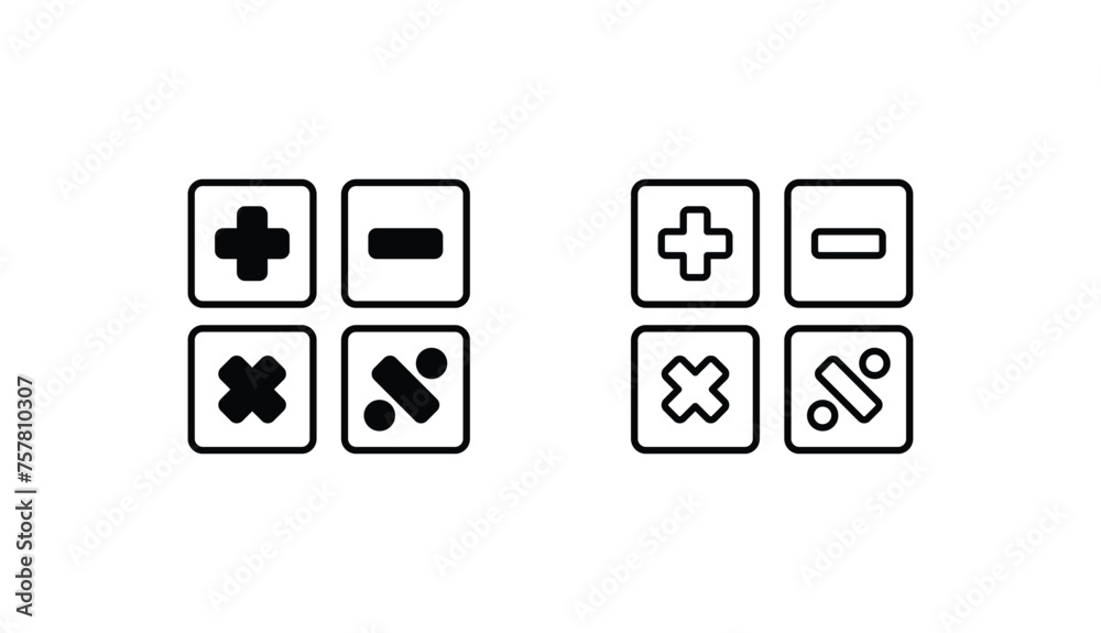 Math icon design with white background stock illustration Math icon design with white background stock illustration