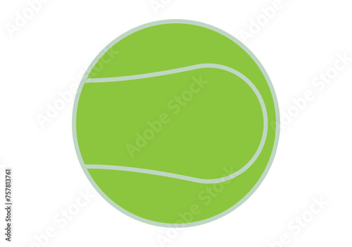Icono de una pelota de tenis en fondo blanco.