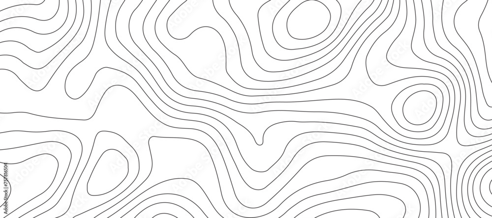 Topographic map background geographic line map pattern .panorama view black color wave curve lines .geographic mountain relief abstract grid .the concept map of a conditional geography map .