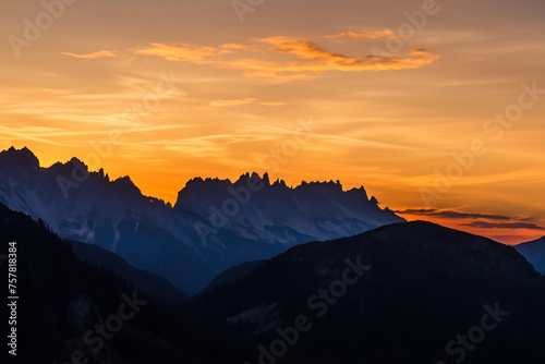 sunset at mountain background © artwiyana