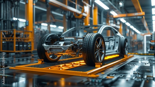 Electric Car Battery Assembly Line