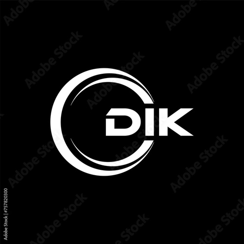 DIK Letter Logo Design, Inspiration for a Unique Identity. Modern Elegance and Creative Design. Watermark Your Success with the Striking this Logo.