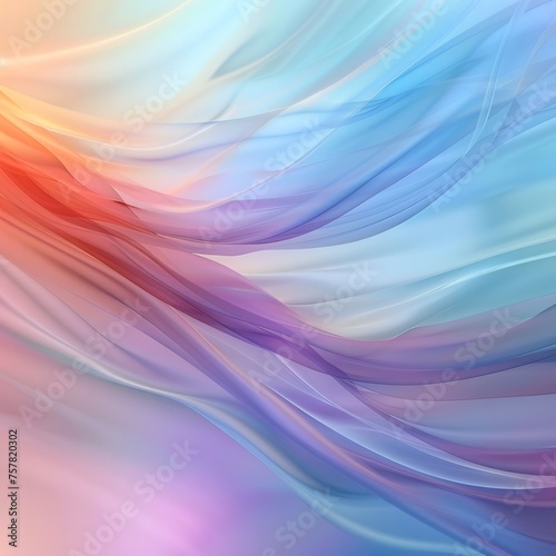 A Colorful, Flowing Background With a Red, Orange, and Blue Gradient