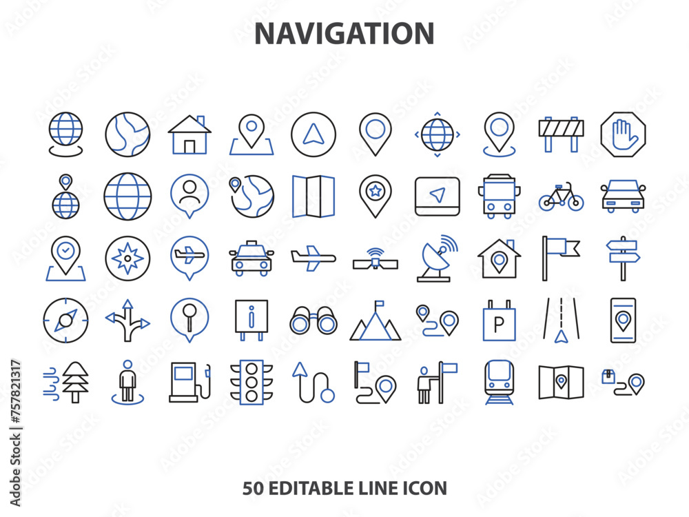 Location icon set. Containing map, map pin, gps, destination, directions, distance, place, navigation and address icons. Solid icons vector collection. Location icon set. Containing map, map pin, gps, destination, directions, distance, place, navigation and address icons. Solid icons vector collection.