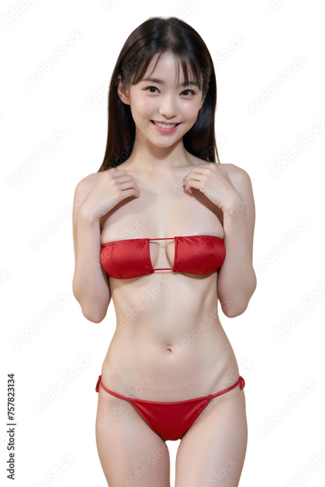 sexy asian woman on transparent background sexy asian woman on transparent background