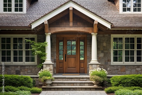 Home Entrance Amidst Lush Greenery © Svitlana