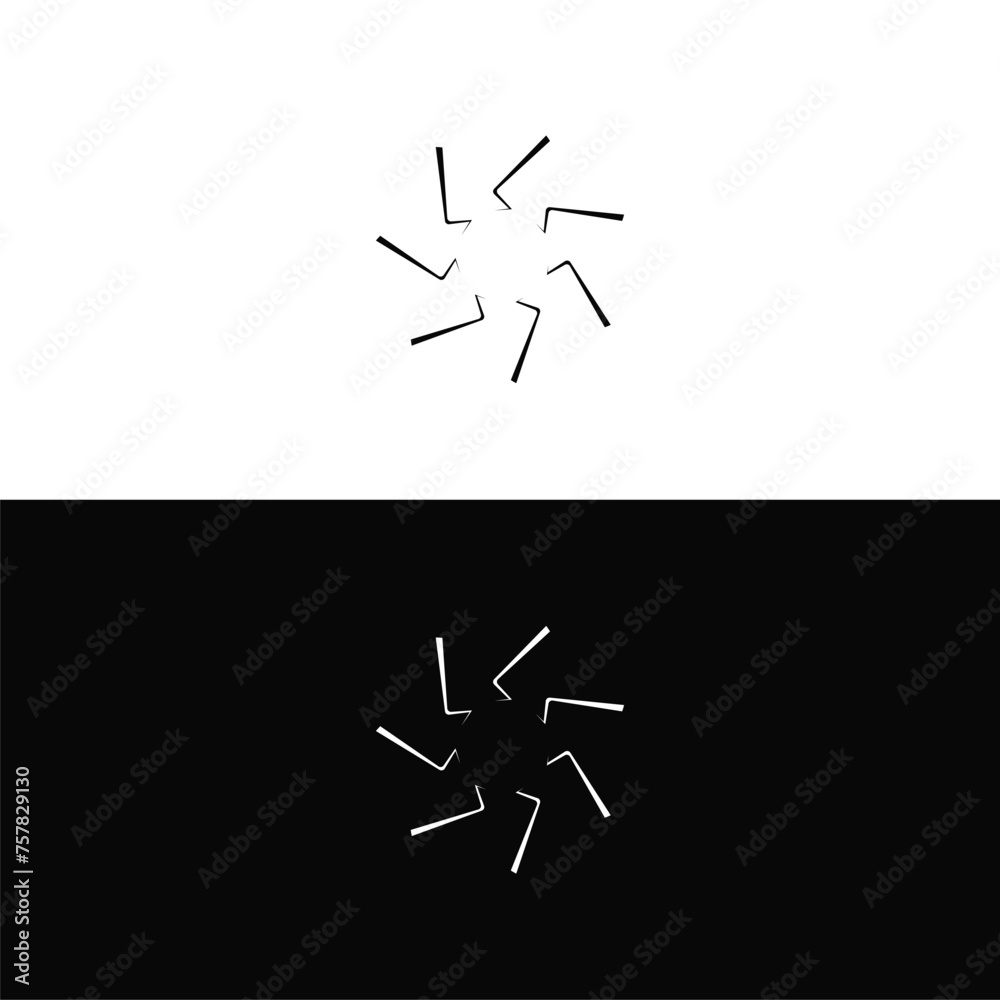 Circle unique vector logo template design Circle unique vector logo template design