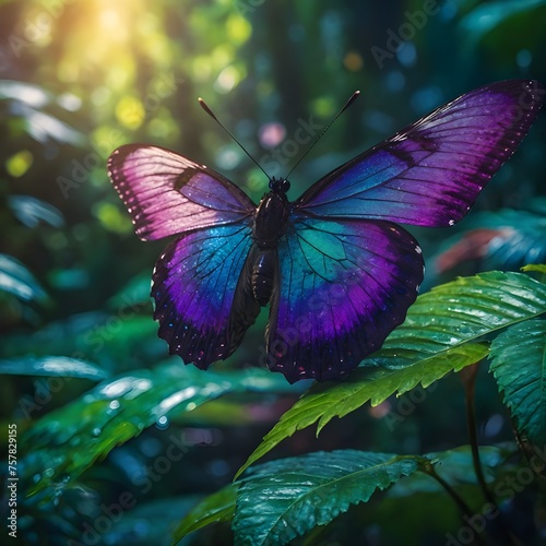 butterfly on flower © Maham