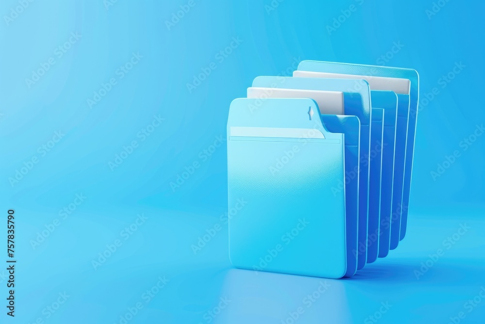 Easy Download of Files. Illustration of Abstract Blue Background with File Folders and Archives to Sort Your Data Easy Download of Files. Illustration of Abstract Blue Background with File Folders and Archives to Sort Your Data