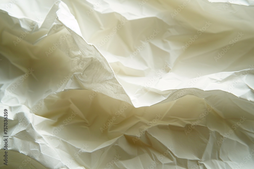 Fototapeta premium Ruffled Paper Waves: A Monthly Event Inspired by Current Trends Generative AI