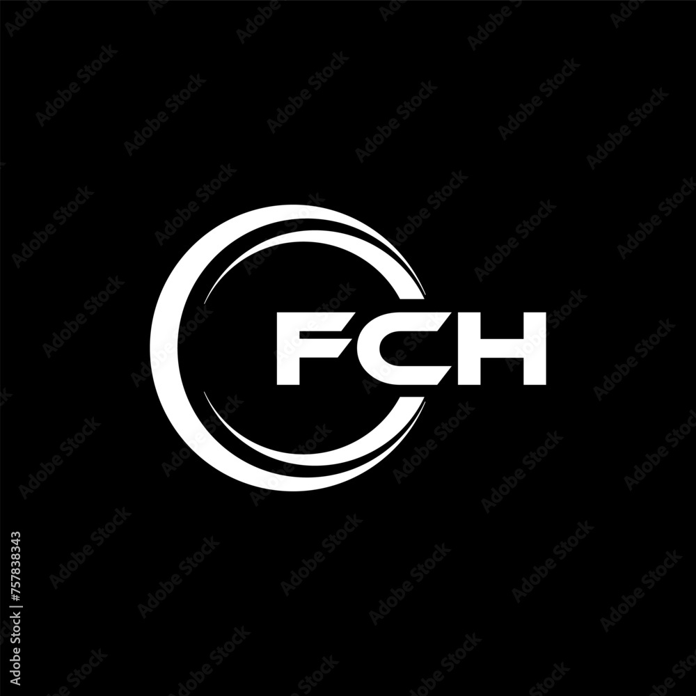 FCH letter logo design in illustration. Vector logo, calligraphy designs for logo, Poster, Invitation, etc. FCH letter logo design in illustration. Vector logo, calligraphy designs for logo, Poster, Invitation, etc.